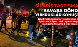 Sipariş Tartışması Savaşa Döndü Yumruklar Konuştu