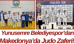 Yunusemre Belediyespor’dan Makedonya’da Judo Zaferi!