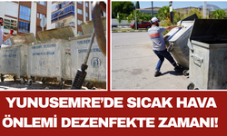 Yunusemre’de Sıcak Hava Önlemi Dezenfekte Zamanı!