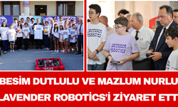 Besim Dutlulu ve Mazlum Nurlu Lavender Robotics'i Ziyaret Etti