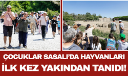 Çocuklar Sasalı’da Hayvanları İlk Kez Yakından Tanıdı!