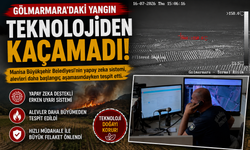 Gölmarmara’daki Yangın Teknolojiden Kaçamadı!