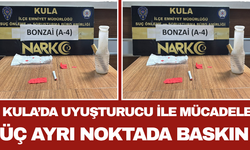 Kula’da Uyuşturucu ile Mücadele: Üç Ayrı Noktada Baskın
