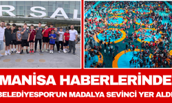 Manisa Haberlerinde Belediyespor'un Madalya Sevinci Yer Aldı