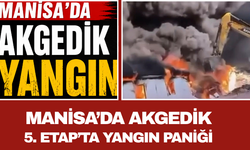 Manisa’da Akgedik 5. Etap’ta Yangın Paniği