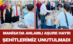 Manisa'da Anlamlı Aşure Hayrı Şehitlerimiz Unutulmadı