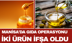 Manisa'da Gıda Operasyonu İki Ürün İfşa Oldu