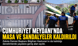Manisa'da İşgaliye Denetimi: Cumhuriyet Meydanı Temizlendi