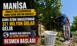 Manisa'dan Dünyaya İlk Üzüm Sevkiyatı Resmen Başladı
