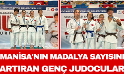 Manisa'nın madalya sayısını artıran genç judocular