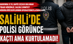 Salihli’de Polisi Görünce Kaçtı Ama Kurtulamadı!