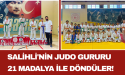 Salihli'nin Judo Gururu 21 Madalya İle Döndüler!