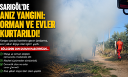 Sarıgöl'de Anız Yangını: Orman ve Evler Kurtarıldı!