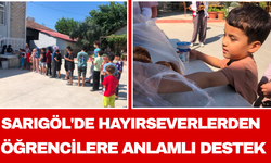 Sarıgöl'de Hayırseverlerden Öğrencilere Anlamlı Destek
