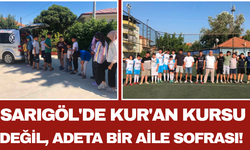 Sarıgöl'de Kur'an Kursu Değil, Adeta Bir Aile Sofrası!