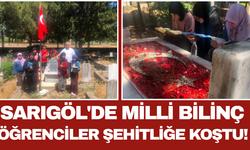 Sarıgöl'de Milli Bilinç: Öğrenciler Şehitliğe Koştu!
