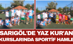 Sarıgöl'de Yaz Kur'an Kurslarında Sportif Hamle