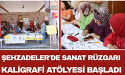 Şehzadeler'de Sanat Rüzgarı Kaligrafi Atölyesi Başladı
