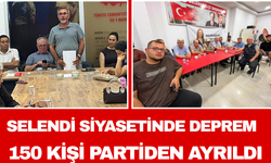 Selendi Siyasetinde Deprem: 150 Kişi Partiden Ayrıldı