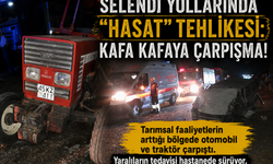 Selendi Yollarında "Hasat" Tehlikesi: Kafa Kafaya Çarpışma!