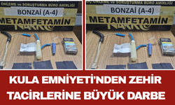 Kula Emniyeti'nden Zehir Tacirlerine Büyük Darbe