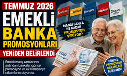 Temmuz 2026 Emekli Banka Promosyonları Yeniden Belirlendi