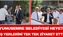 Yunusemre Belediyesi Heyeti İş Yerlerini Tek Tek Ziyaret Etti