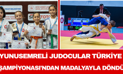 Yunusemreli Judocular Türkiye Şampiyonası'ndan Madalyayla Döndü