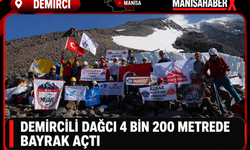 Demircili Dağcı 4 Bin 200 Metrede Bayrak Açtı