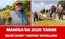 Manisa'da 2026 tarım işçisi ücret tarifesi yayınlandı