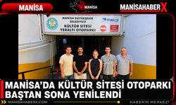 Manisa’da Kültür Sitesi Otoparkı Baştan Sona Yenilendi