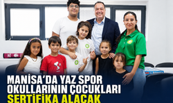 Manisa’da Yaz Spor Okullarının Çocukları Sertifika Alacak