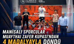 Manisalı sporcular Muaythai Zafer Kupası’ndan 4 madalyayla döndü