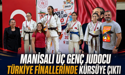Manisalı üç genç judocu Türkiye finallerinde kürsüye çıktı
