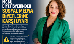 MCBÜ Diyetisyeninden Sosyal Medya Diyetlerine Karşı Uyarı