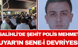 Salihli'de Şehit Polis Mehmet Uyar'ın Sene-i Devriyesi
