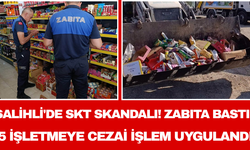 Salihli'de SKT Skandalı! Zabıta Bastı, 5 İşletmeye Cezai İşlem Uygulandı