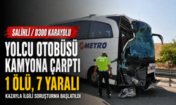 Salihli’de Yolcu Otobüsü Kamyona Çarptı: 1 Ölü, 7 Yaralı