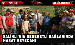 Salihli’nin Bereketli Bağlarında Hasat Heyecanı