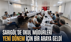 Sarıgöl’de okul müdürleri yeni dönem için bir araya geldi