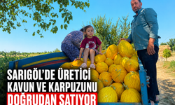 Sarıgöl’de Üretici Kavun ve Karpuzunu Doğrudan Satıyor