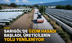 Sarıgöl’de Üzüm Hasadı Başladı Üreticilerin Yolu Yenileniyor
