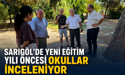 Sarıgöl’de Yeni Eğitim Yılı Öncesi Okullar İnceleniyor