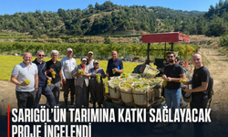 Sarıgöl’ün tarımına katkı sağlayacak proje incelendi
