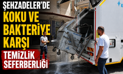Şehzadeler’de Koku ve Bakteriye Karşı Temizlik Seferberliği