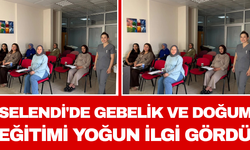 Selendi'de Gebelik ve Doğum Eğitimi Yoğun İlgi Gördü