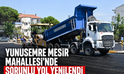 Yunusemre Mesir Mahallesi’nde Sorunlu Yol Yenilendi