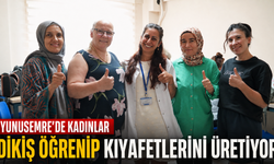 Yunusemre’de Kadınlar Dikiş Öğrenip Kıyafetlerini Üretiyor
