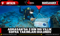 Adrasan’da 2 Bin 100 Yıllık Sofra Takımları Bulundu
