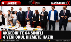Akgedik’te 64 Sınıflı 4 Yeni Okul Hizmete Hazır